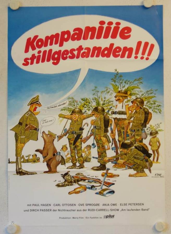 Kompanie stillgestanden! originales deutsches Filmplakat